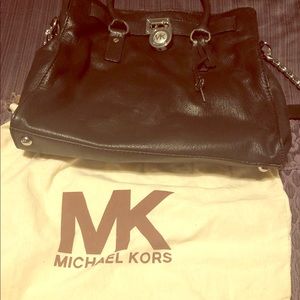 Barely used BIG black Michael Kors purse